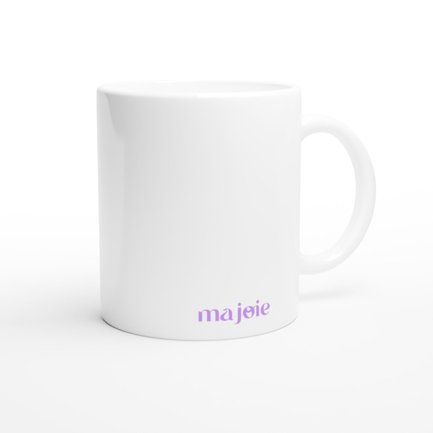 Tazza in ceramica bianca  / - D*cks + Dykes -